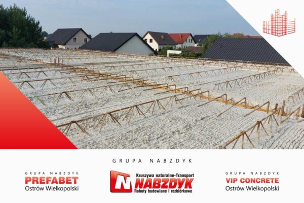 Realizacja stropów filigran od Grupy Nabzdyk Ostrów Wielkopolski